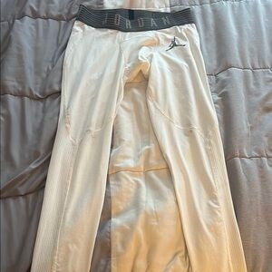 Jordan White Compression Tights